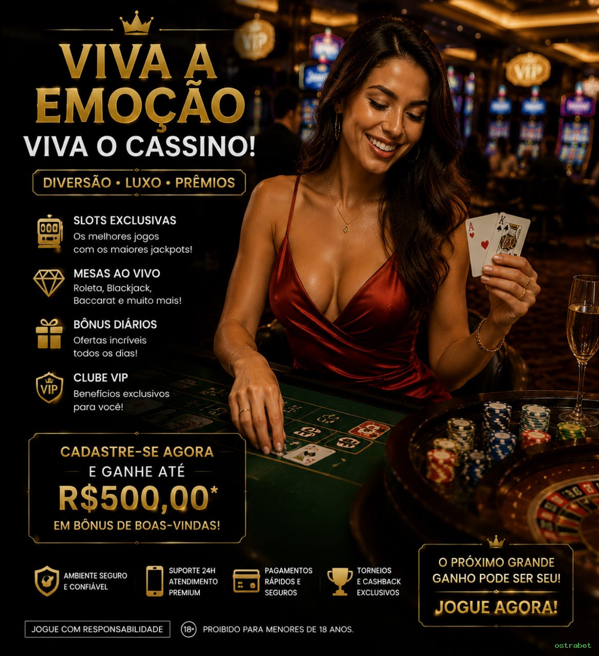 APP oficial da ostrabet para mobile